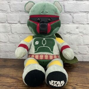 18" Build A Bear Star Wars Boba Fett Bounty Hunter Stuffed Plush Bear